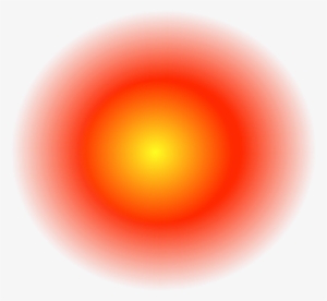 Glowing Red Dot Png - Circle