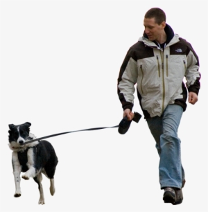 Human With Dog Png