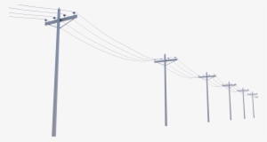 Power Line Clipart Electricity Pole - Telephone Pole Png