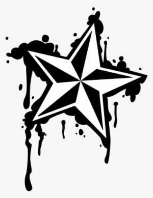 dripping nautical star by lintastic on deviantart graphic - dripping nautical star