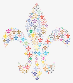 This Free Icons Png Design Of Colorful Fleur De Lis