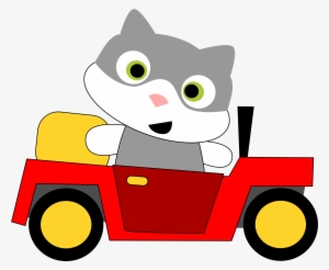 A Cat Driving Icons Png Free And - Cat Driving Car Clipart