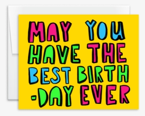 Neon Happy Birthday Greeting Card - Colorfulness