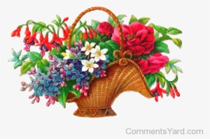 Basket Full Of Flowers