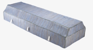Fabric Coffin - Banana Leaf - Blue - Coffin