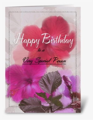 Special Greeting Card Happy Birthday To Special Person - Birthday