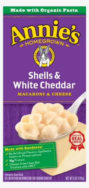 annie's shells and white cheddar macaroni and cheese - annie's white cheddar mac and cheese