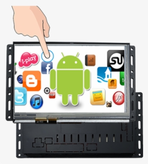 Open Frame Android Touch Panel, Optional Wired Ethernet - Open Frame Android Tablet