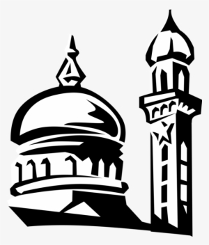Clipart Royalty Free Islamic Dome Minaret Image Illustration - Masjid Vector Png