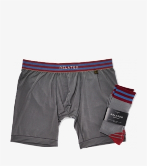 Related Garments Athletic Boxer Brief Sock Set - Underpants
