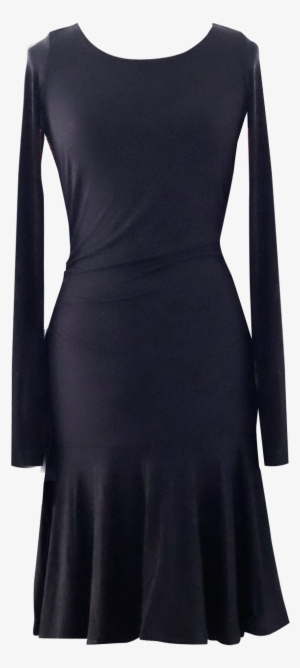 Black Fit To Flare Dress - Dress