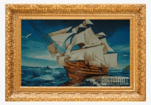 3d Handmade Diamond Painting Floating Ship - Kardinal Offishall / That Chick Right There