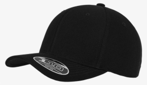 An Advanced 360-degree Cap That Comes In One Size, - Flexfit 110 Cool & Dry Mini Pique Cap - Black