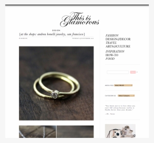 This Is Glamorous - Pre-engagement Ring