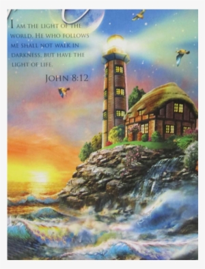 Light Of The World - Lighthouse At Sunset 1000 Piece Puzzle