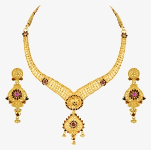 Bridal Jewellery Sets Gold From Tanishq Transparent PNG - 1090x904 ...