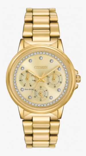 Citizen Chandler Ladies' Swarovski Crystal Embellished - Women's Gold Citizen Watches