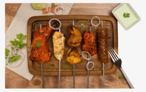 kebab platter - chicken 65