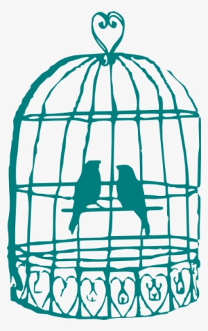 Love Birds Clipart Female Bird - Birds In The Cage Clipart