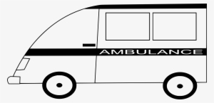 Ambulance Clipart Simple - Outline Image Of Ambulance