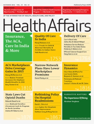 4 Oct - Health Affairs