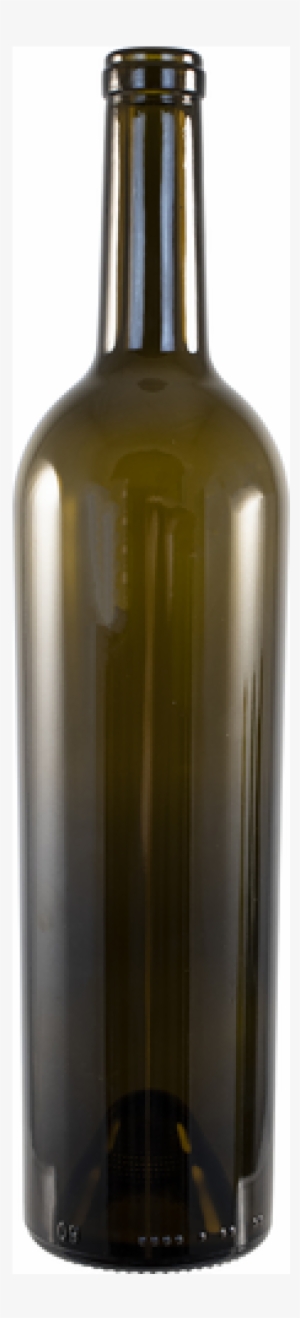 750 Ml Antique Green Fancy Bordeaux Wine Bottles