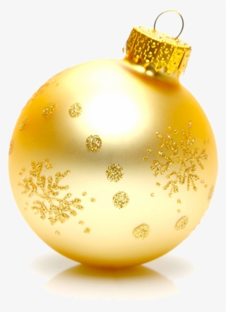 Golden Ball Transparent Image - Christmas Tree