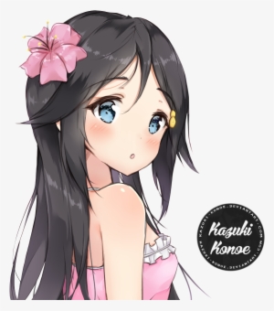 Girl Hair Png Download Transparent Girl Hair Png Images For Free - black hair roblox girl pfp