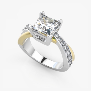 Good Looking Fancy Cut Diamond Engagement Ring - Pre-engagement Ring