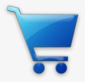 Shopping Cart Logo Blue
