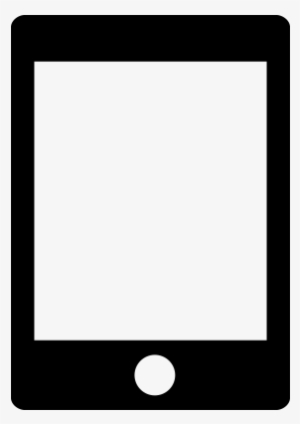Tablet Icon Png Vector - Mobile Phone Black And White