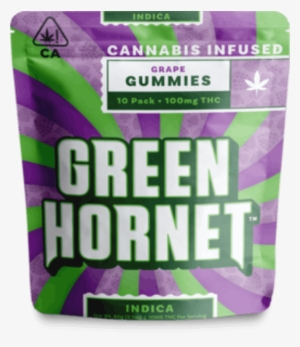 14458818 Gh Ca Indica Grape - Green Hornet Fruit Punch Gummies