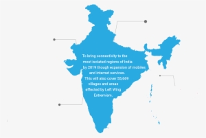 Connecting The Unconnected India - India Map With States Vector