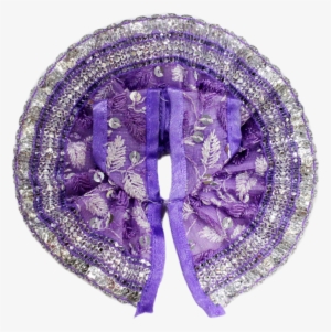 Purple Lace Ladoo Gopal Poahak / Dress Thakorji Vastra, - Gopal