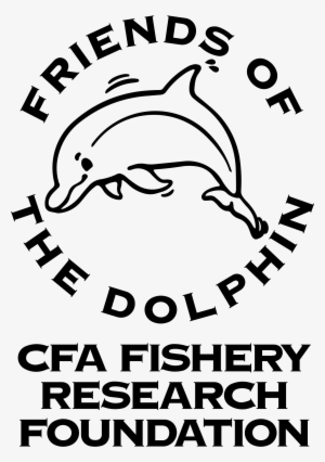 Friends Of The Dolphin Logo Black And White - Dolphin Greeting Cards (pk Of 10)
