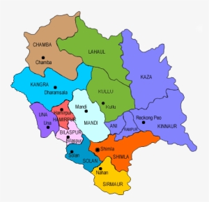 Himachal Pradesh Map - Himachal Pradesh District Map 2017