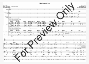 The Song Is You Thumbnail The Song Is You Thumbnail - Parting Blessing Sheet Music