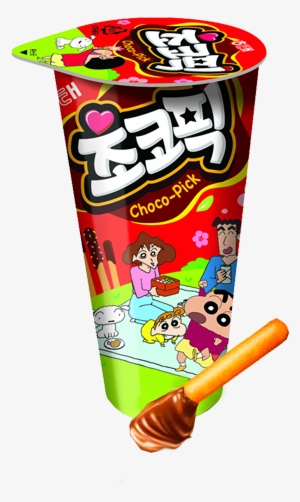 Sticks Cup De Crema De Chocolate - Haitai Choco Pick Stick, With Colored Sprinkles, 1.6