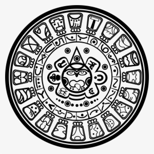 Sun Clipart Mayan - Mayan Calendar Clip Art