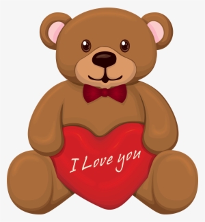 Valentine Bear Png Clipart - Teddy Clipart