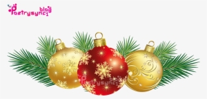 Christmas Balls With Best Top Greeting Quotes By - Christmas Decor Clipart