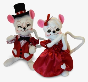 Valentine Boy & Girl Mouse Couple - Stuffed Toy