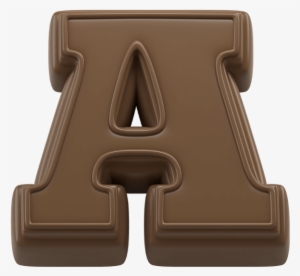 Chocolate Present Font - Letter Chocolate