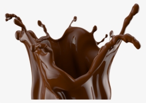 Chocolate Milk Splash Png Download - Melted Chocolate