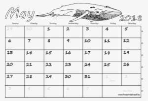 May 2018 Calendar Printable Free Download All Free - Calendar Luna Mai 2018
