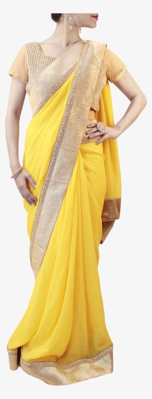 Yellow Saree - Photo Shoot