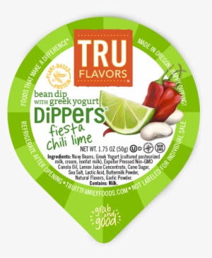 Tru Flavors Fiesta Chilli Lime Dippers Cups - Truitt Family Foods Tru Flavors Dippers, Creamy Cool