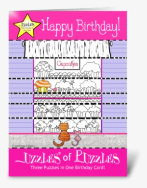 Cupcake Birthday Greeting Card - Greeting Card
