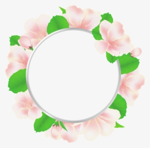 Flowers Frames In Circle