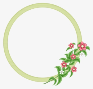 Round Flower Frame Png - Portable Network Graphics